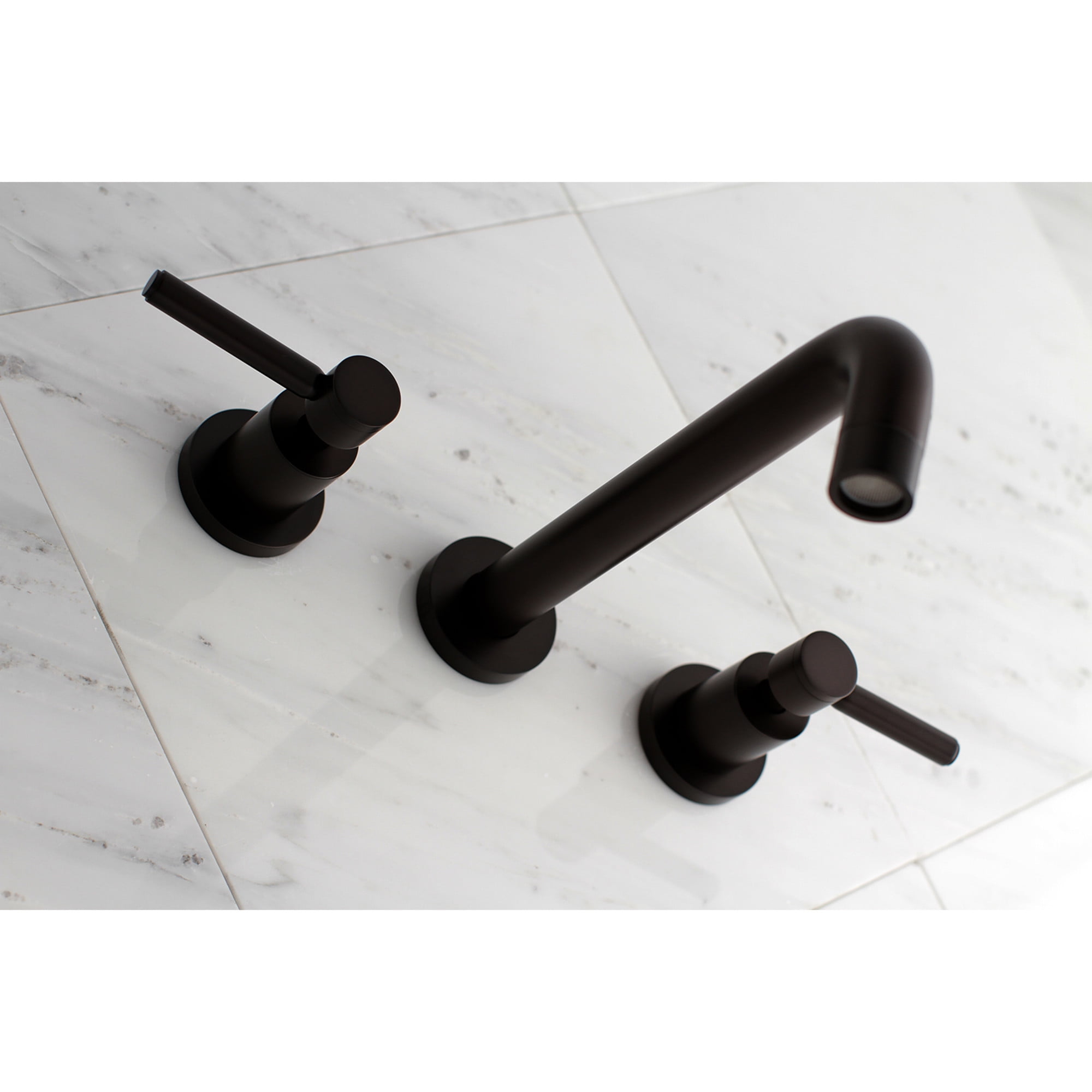 Kingston Brass KS8025DL Concord Two-Handle Wall Mount Roman Tub Faucet, Oil Rubbed Bronze