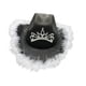 thumbnail image 4 of Sombrero de vaquero occidental Strade Fareast Limited Accesorios para fotos Negro 38 cm x 35 cm, 4 of 8