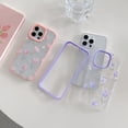 thumbnail image 6 of Cute Tulips Candy Color Edge Clear Soft  for iPhone Case (Purple,iPhone 14), 6 of 7