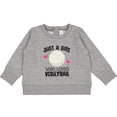 thumbnail image 2 of Inktastic Just a Girl Who Loves Volleyball Baby Sweatshirt, 2 of 4