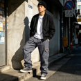 thumbnail image 3 of Dwellite Mens Sweat Pants Baggy Gym Wide Leg Oversized Lounge Relaxed Fit Comfortable Loose Fit Casual Cargo Pants 2026 Light Gray XL, 3 of 10