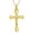 Gold, variant on Jesus Christ Crucifix Cross Urn Necklaces for Ashes for Women Men Cremation Pendant Urn Necklace for Ashes Stainless Steel Memorial Jewelry