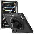 thumbnail image 2 of SaharaCase Raider Heavy Duty Hand Strap Case for iPad Pro 11" (M4 2024/M5 2025) Scorpion Black, 2 of 7