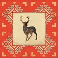 thumbnail image 2 of Marrott, Stephanie 15x15 Gold Ornate Wood Framed with Double Matting Museum Art Print Titled - Deer Blanket, 2 of 4