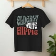 thumbnail image 2 of Elderly White Hippie Saying – T-Shirt / Hoodie / Sweatshirt – Nostalgia & Wisdom – Perfect for Boomer Hippies, 2 of 6