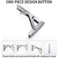 thumbnail image 3 of axGear Folding Shelf Brackets 10 Inch Stainless Steel Drop Down Bracket Heavy Duty, 3 of 7