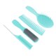 thumbnail image 5 of Juego de peines para el cabello, juego de peines para el cabello de 4 piezas, peine de peluquería, cepillo para el cabello, apariencia llamativa, 5 of 5