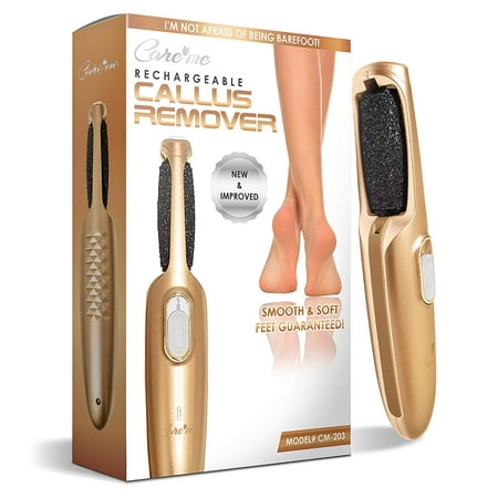 Care me Electric Foot File Rechargeable Removes Cracked, Dry, Dead, Hard Skin, Calluses, Corns for Spa-Like Pedicure Smooth & Soft (Best Way To Remove Dead Skin)