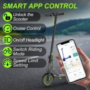 Electric Scooter Adults, Folding E Scooter with 350W Motor 19 Mph Top Speed, Max 22 Miles Long Range, 8.5 Tires Commuting Scooters with Dual Brake System, APP for Commuting Travel&Campus