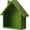 Green, variant on Elegant Sturdy Wood Houses Wall Mounted Display Shelf Accessory Portable for Home Organization Bedroom Decoration