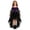 Purple, variant on Girls Off-Shoulder Sheer Mesh Bell Sleeve Lace Cuffs Corset Lace-Up High-Low Asymmetric Tulle Dress Gothic Fit and Flare for Halloween Christmas Holiday Party Black,9 Years