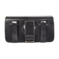 thumbnail image 3 of For Nokia C110 - Case Belt Clip, Leather Swivel Holster Cover Pouch Loops Carry Protective Black for Nokia C110 Phones, 3 of 6