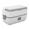 thumbnail image 1 of Portable Heated Lunch Box - Electric Lunch Box Portable Food Warmer, Stainless Steel Liner, Single Layer Design, 200W Power with Efficient Heat Circulation, Stylish and Compact,, 1 of 7