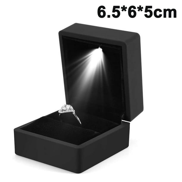 Led lighted engagement ring box deals