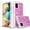 Pink, variant on Samsung Galaxy A51 5G Case, [Not Fit Samsung A51 UM/A51 4G] with [Tempered Glass Screen Protector], Military Grade 12 Feet Drop Proof Phone Cover With Glitter Spot Diamond-Purple