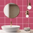 thumbnail image 5 of Juego de 10 pegatinas para azulejos de color sólido con forma de diamante negro, resistentes al aceite, para cocina, para armarios, resistentes al agua, para pared, 5 of 5