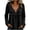 A02_Black, variant on Women's V Neck Fringe Tops Lightweight Loose Long Sleeve Tunic Blouse Boho Travel Layering Shirts