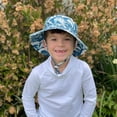 thumbnail image 3 of JAN & JUL Sun Protection Baby Bucket Hat with Strap, Quick Dry (S: 0-6 Months, Pink Ice Cream), 3 of 6