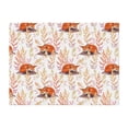 thumbnail image 4 of KLL Cute Sleepy Fox Print Fleece Throw Blanket, Horizontal Fleece Bedding Cute Soft Blankets Comfy Fleece Flannel Plush Home Decor for Couch & Bed -80"x60", 4 of 9