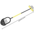 thumbnail image 3 of Surpdew Manual Edger Lawn Tool 42-Inch, Half Moon Edger Chopper Lawn Tool With V-Shape Serrated Blade, Solid Steel Lawn Edger Tool With Soft T-Grip, Garden Edger For Sidewalk, Grass, Yard, Landscape, 3 of 8
