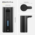 thumbnail image 2 of Eko Aroma Pro Dispensador Automático De Jabón Líquido Sin Contacto De 13.5 Fl Oz, Dispensador De Jabón Recargable Para Manos Y Platos Para Baño Y Cocina, Control De Volumen Ajustable Impermeable (Negr, 2 of 5