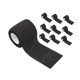 thumbnail image 4 of Cinta deportiva atlética, vendaje no tejido para muñeca, tobillo, estiramiento atlético, 10 Uds. Negro, 4 of 6