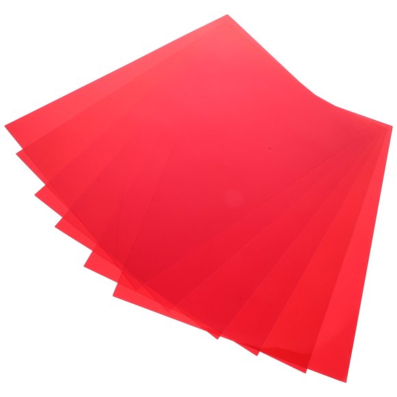 6 Pcs Filter Plate Filters Colored Light Photographic Film Gel Classroom Flash Gels Diffuser
