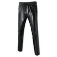 thumbnail image 2 of Mens Metallic Shiny Pants Disco Party Dance Leg Trousers Drawstring Nightclub Pant, 2 of 5
