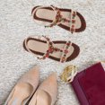 thumbnail image 1 of unbranded 1Par Sandalias Boho Beige Para Mujer Y Transpirable Con Étnico Ideal Para Vacaciones, 1 of 8