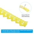 thumbnail image 3 of Unique Bargains 0.6' Wide 2 Yards Self-Adhesive Lace Tape Ribbon Stickers Masking Cotton, Beige/Yellow/Light Pink 6 Pack, 3 of 8