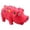 A, variant on Dog Chew Toys for Aggressive Chewers, Small Breed Dog Silicone Chew Squeaky Toys Natural Rubber Pig Sound Play Toy for Interactive Dog Playing