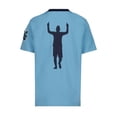 thumbnail image 4 of Playera Messi para niño, cuello V, manga corta, azul aire, talla 5, 4 of 4