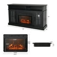 thumbnail image 3 of Costway 58" Fireplace TV Stand W/ 1400W Electric Fireplace for TVs up to 65 Inches Black, 3 of 10