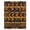 Orange, Pattern 9, variant on ODIKA 6'x9' Machine Washable Non-Slip Area Rug, Aztec Burnt Orange High Traffic Rug, Black, 1002342