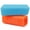 A-blue and orange, variant on 2 Pieces Pet Dog Cat Hair Remover, Block Roller Cleaner, Hollow Silicone Cleaner Brush for Sofa, Car Interiors, Furnishings, Carpets, Bedding or Any Fabric (Yellow, Green)