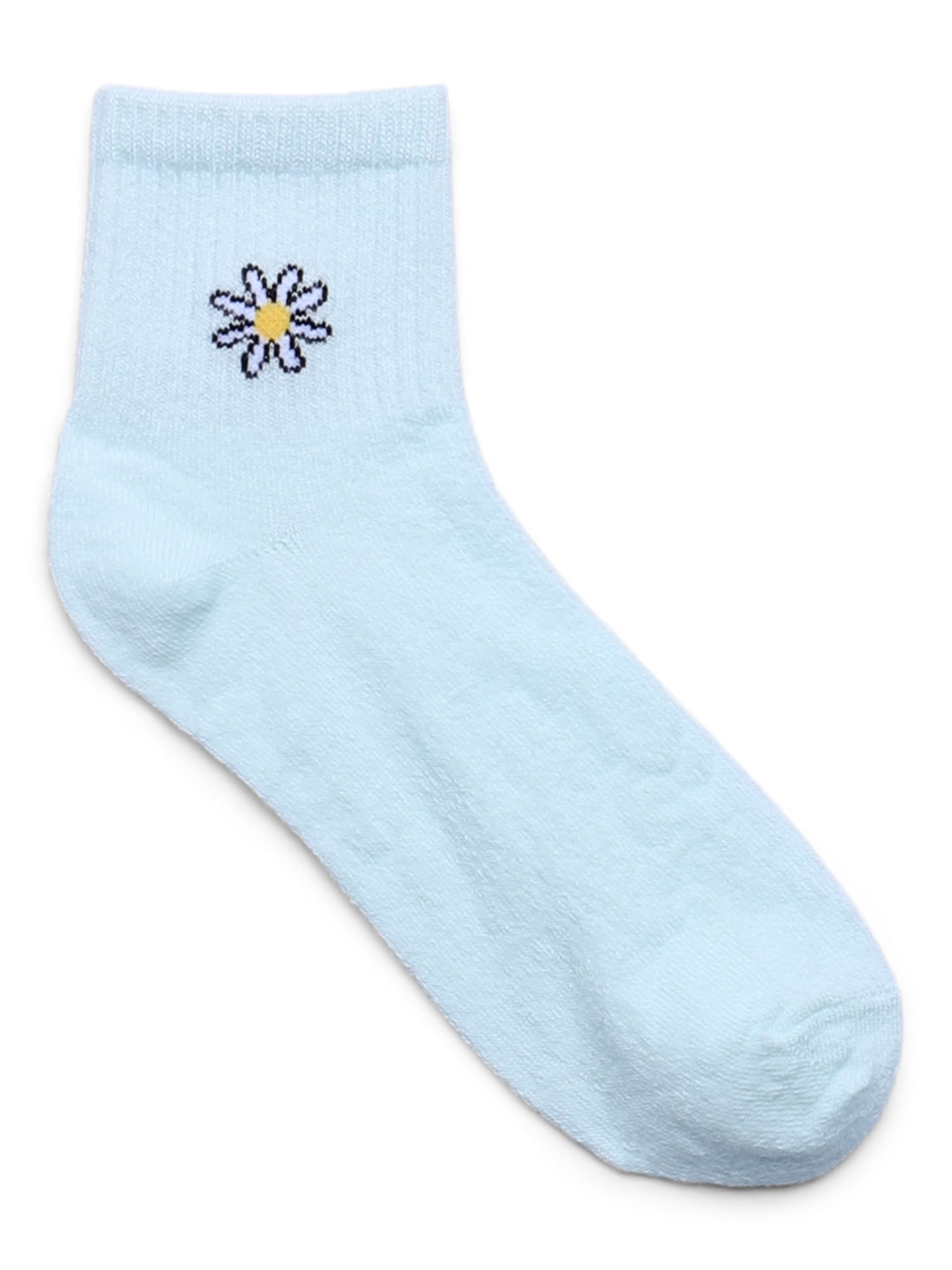 No Boundaries Ankle Socks, 3-Pack, Women's, Size 4-10