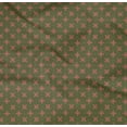 thumbnail image 4 of oneOone Organic Cotton Poplin Twill Fabric Square Geometric Print Fabric By Yard 42 Inches Wide, 4 of 4