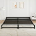 thumbnail image 3 of Yiwa Metal Platform Bed Frame, 6 Inch Twin/Queen Size, Steel Slat Support, Mattress Foundation, No Box Spring Required, Quiet Design, 3 of 9