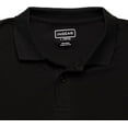 thumbnail image 3 of InGear Men's Casual Collared Short Sleeve Polo Shirt, 2-Pack Black XL, 3 of 7