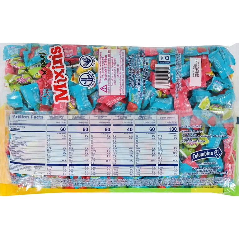 Colombina, Sweet and Sour Candy Assortment, 280 Pieces - Walmart.com