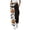 C85 White, variant on CONZONE Halloween Casual Pants for Women Baggy Elastic Waist Drawstring Joggers for Women Hallowmas Printed Wide Leg Trousers with Pockets