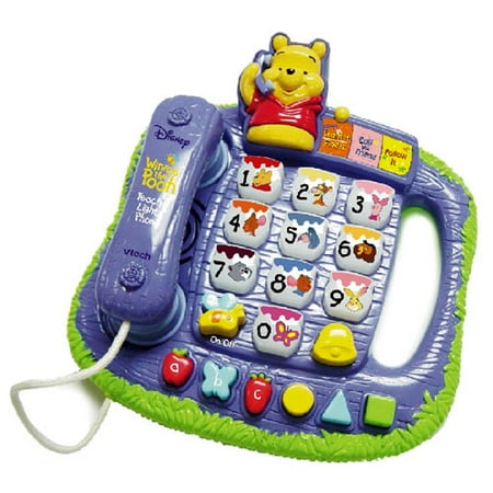 Disney - Winnie the Pooh Teach 'n Lights Phone