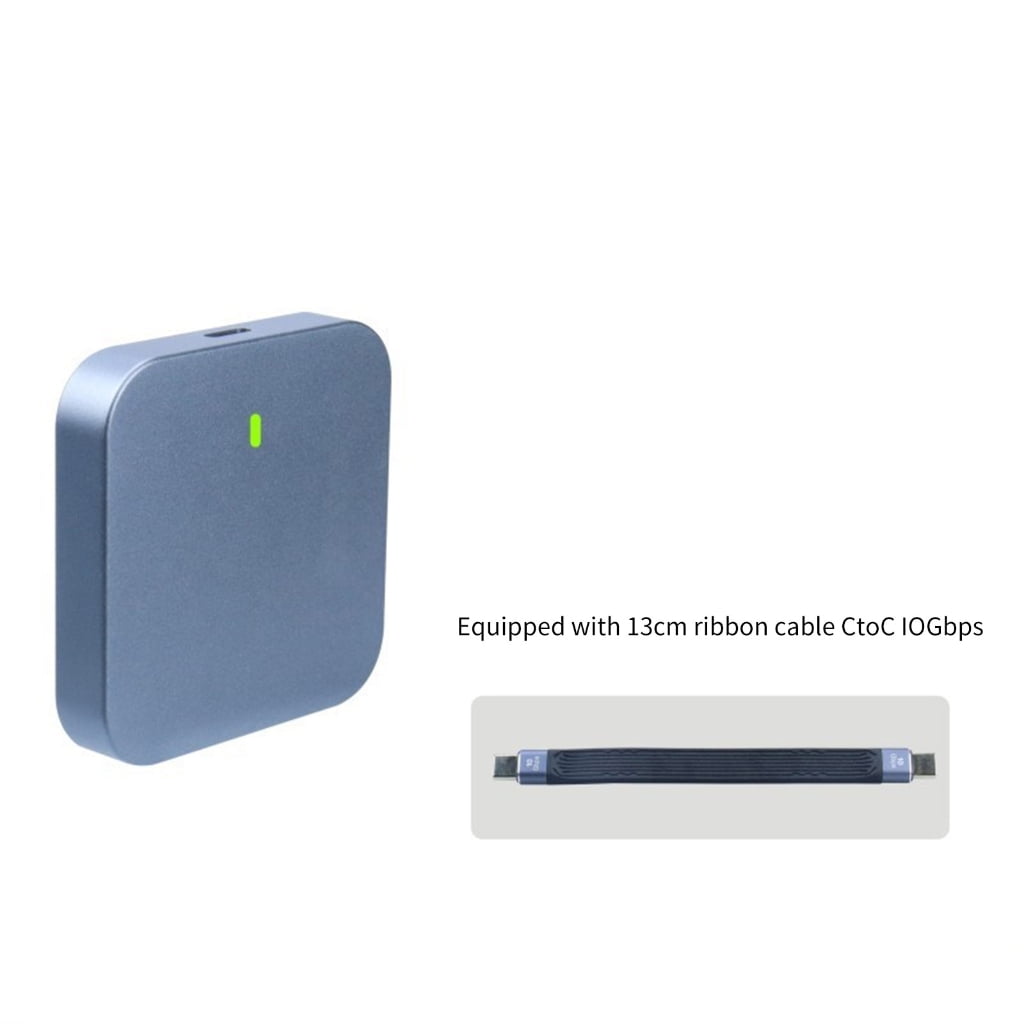 Zeiwohndc USB3.2 10Gbps Magnetic 2230 NVMe SSD Enclosure for Phone15 NVMe SSD Aluminum