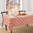 thumbnail image 2 of Elrene Home Fashions Falling Leaves Jacquard Tablecloth, Sienna, 60" x 102" Rectangle, 2 of 4