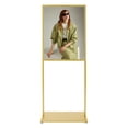 thumbnail image 3 of Gold Poster Sign Holder, 22 x 28 Inch Double-Sided Twin Welcome Poster Sign Stand for Display,Banner Pedestal Floor Stand for Board Presentations Display, 3 of 15