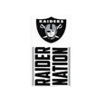 thumbnail image 1 of Oakland Raiders Double Up Die Cut Vinyl Stickers, 1 of 1