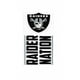 Oakland Raiders Double vers le Haut Die Stickers Vinyle Coupés – image 1 sur 1