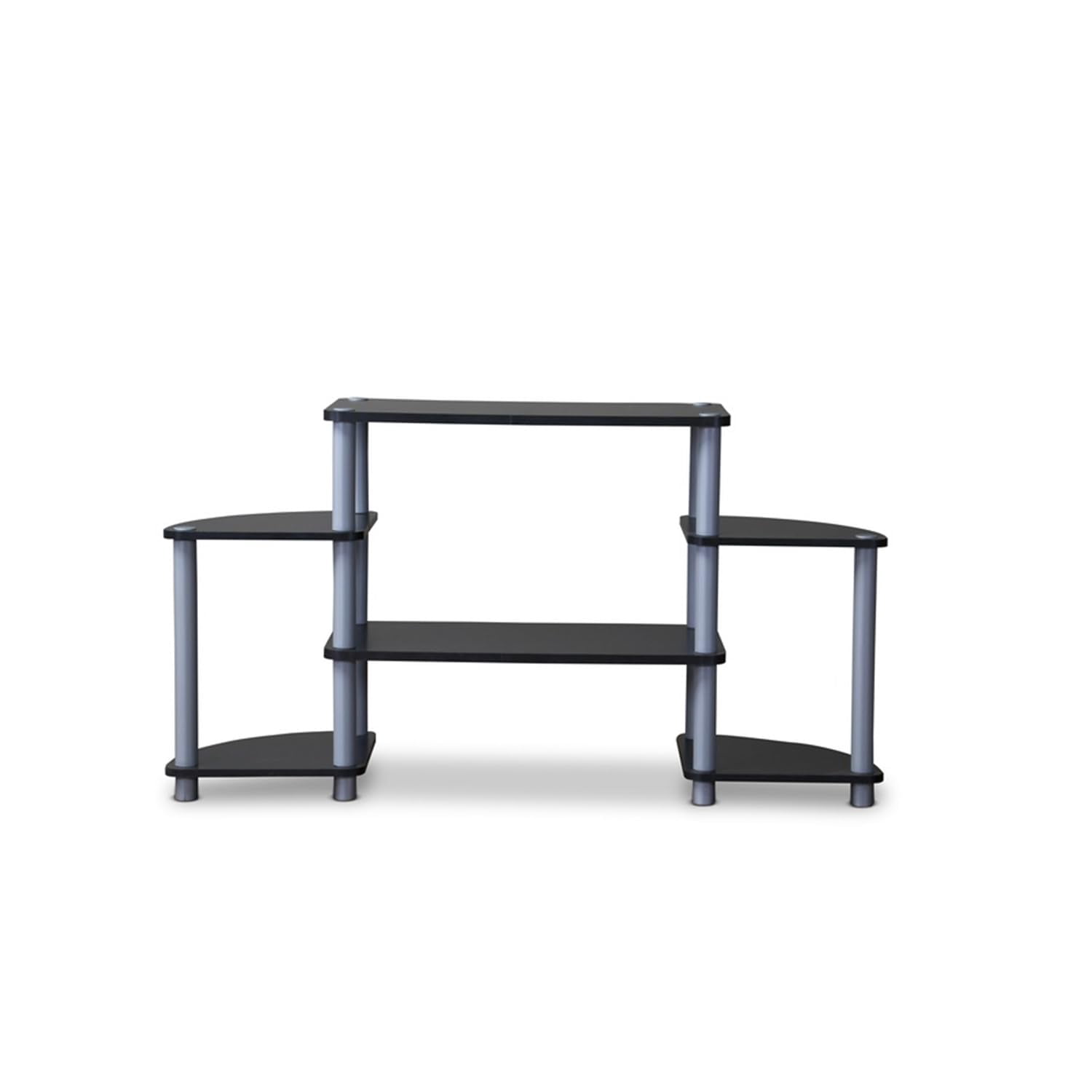 Baxton Studio Orbit 42" TV Stand in Black and Gray