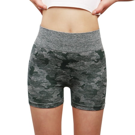 

Yoga Shorts Cotton Loose Workout Short for Women Maternity Shorts for Women Yoga Camouflage Seamless Sense Waist Closing Womens Shorts Pockets Tights Short Womens High Waist Workout Shorts