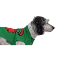 thumbnail image 2 of RWB Pet Santa With Goggles Ugly Christmas Dog Sweater Green, 2 of 4